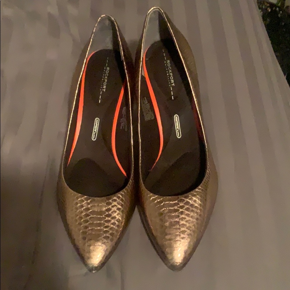 Rockport Walkability Snake Skin Pattern heels